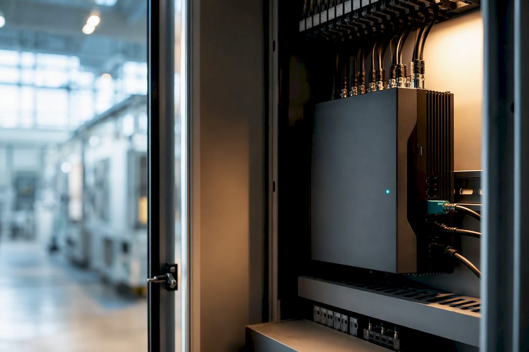 Industrial gateway connecting machine telemetry