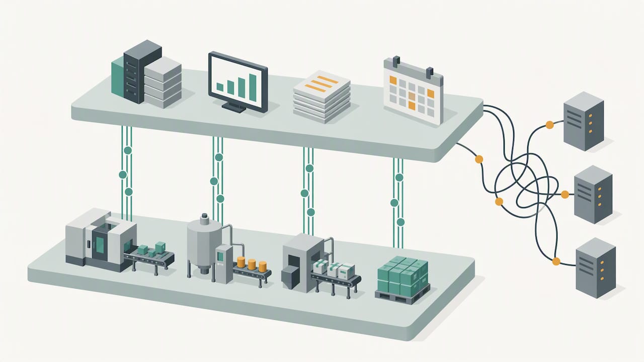 Structured MES and ERP data integration